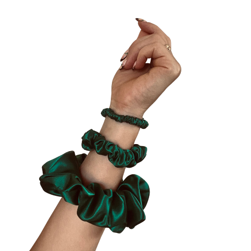 Mini Silk Scrunchies