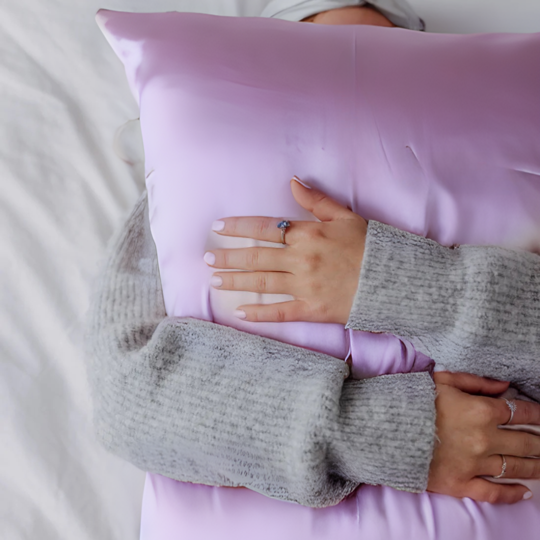 Lilac Silk Pillowcase