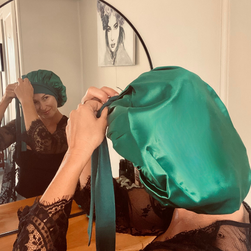 100% Mulberry Silk Double Lined Luna Bonnet