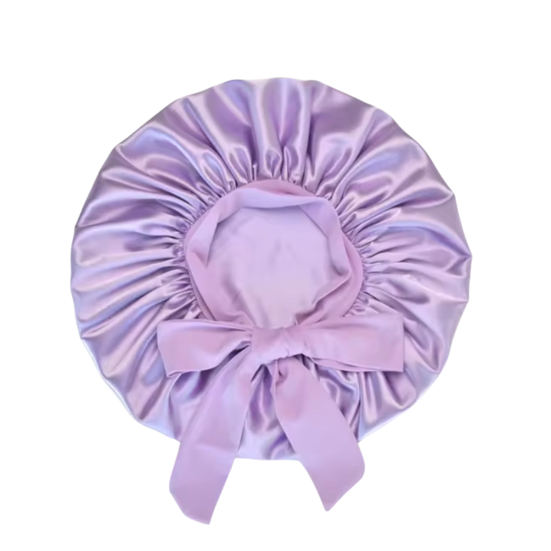 100% Mulberry Silk Double Lined Luna Bonnet – Halo Haircare Society