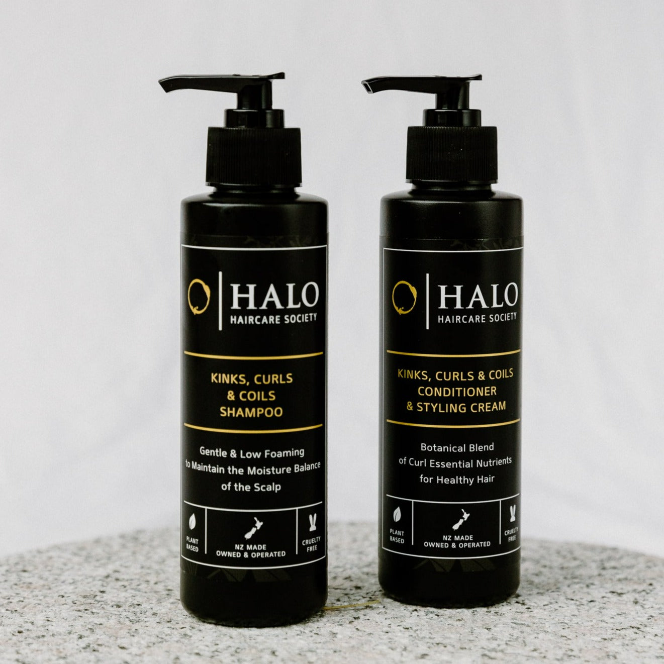Shampoo and conditioner duo for all scalp and hair types