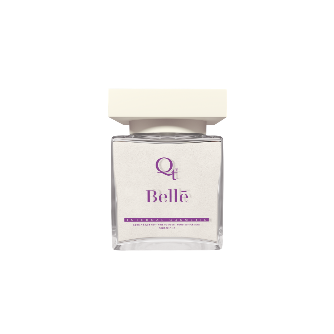 QT Collagen supplement for healthy hair growth, strong nails, glowing skin and helping to reduce cellulite.